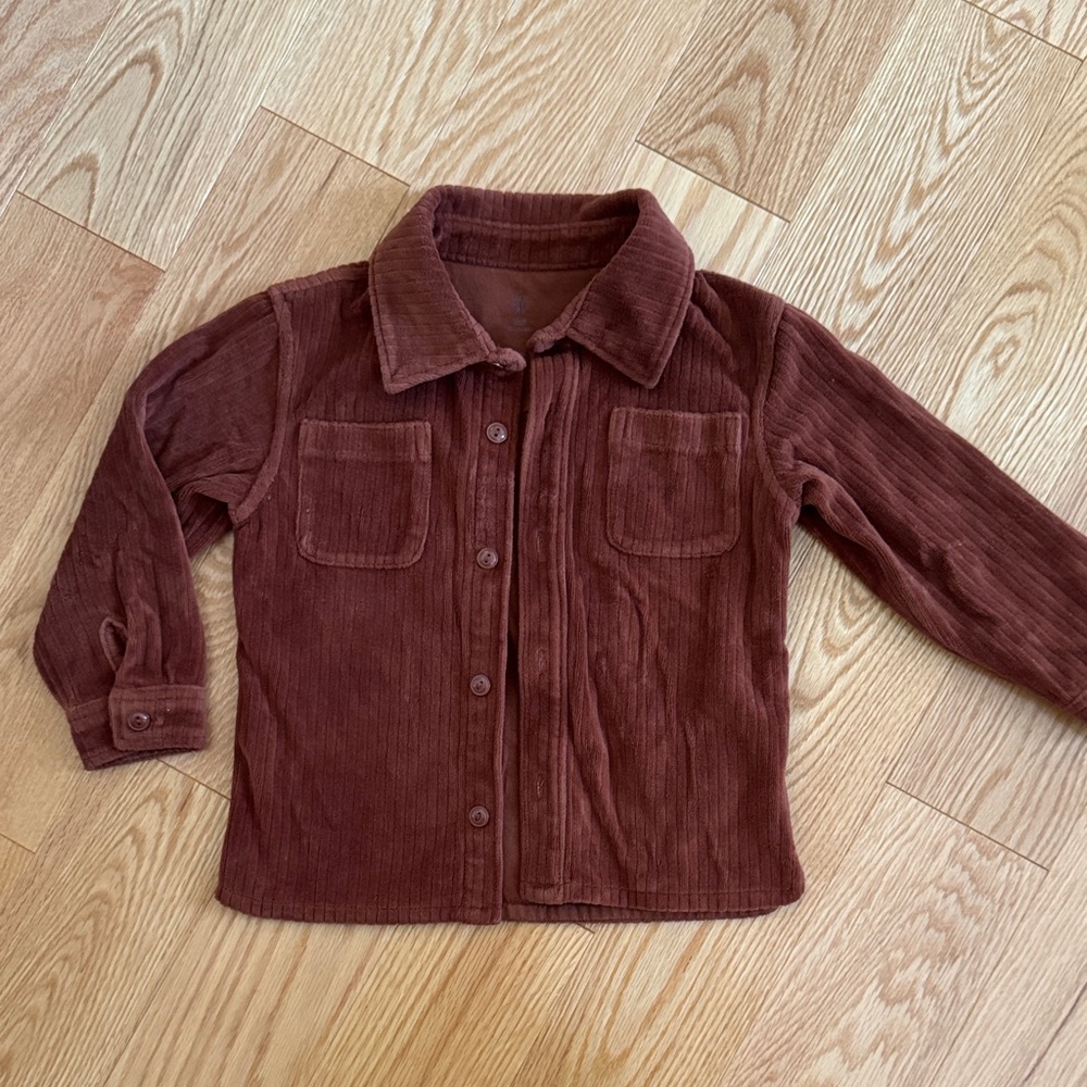 Baby GAP | Kids Brown Corduroy Button Down Shirt